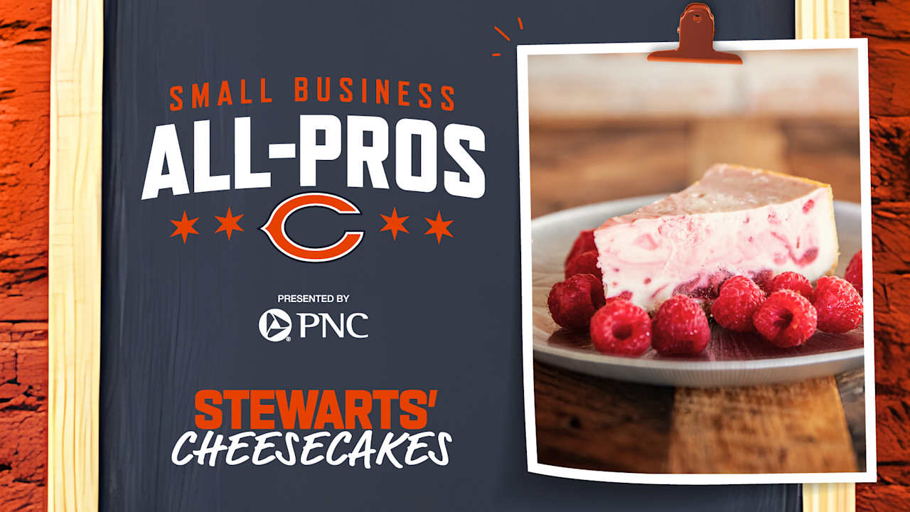 Chicago Bears announce Stewarts’ Cheesecakes as final 2025 Small Business All-Pros Winner, presented by PNC