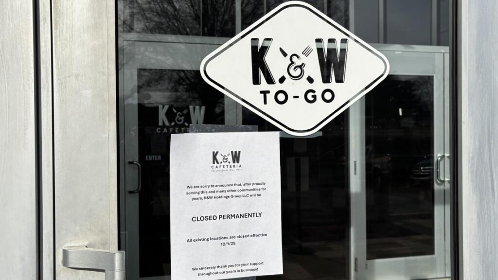 K&W Cafeteria closing permanently after being in business since 1937