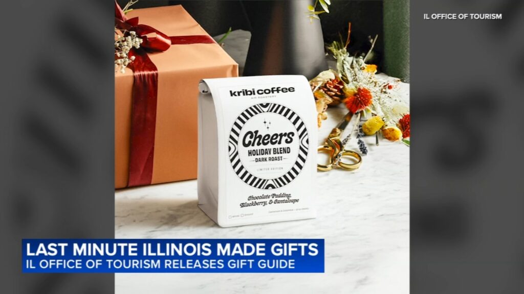 Last-minute gifts made in Illinois, local small businesses, list created by Illinois Office of Tourism