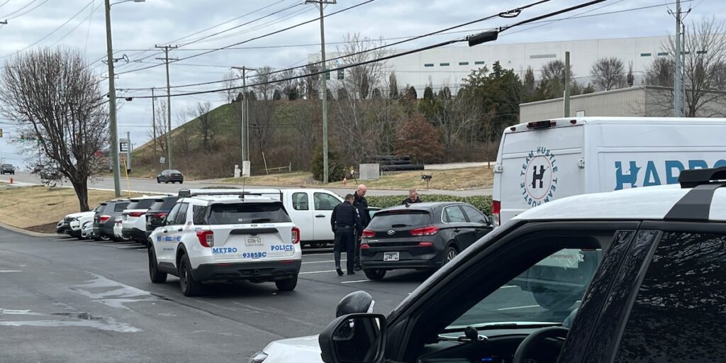 Man injured in apparent road rage shooting near Nashville business park