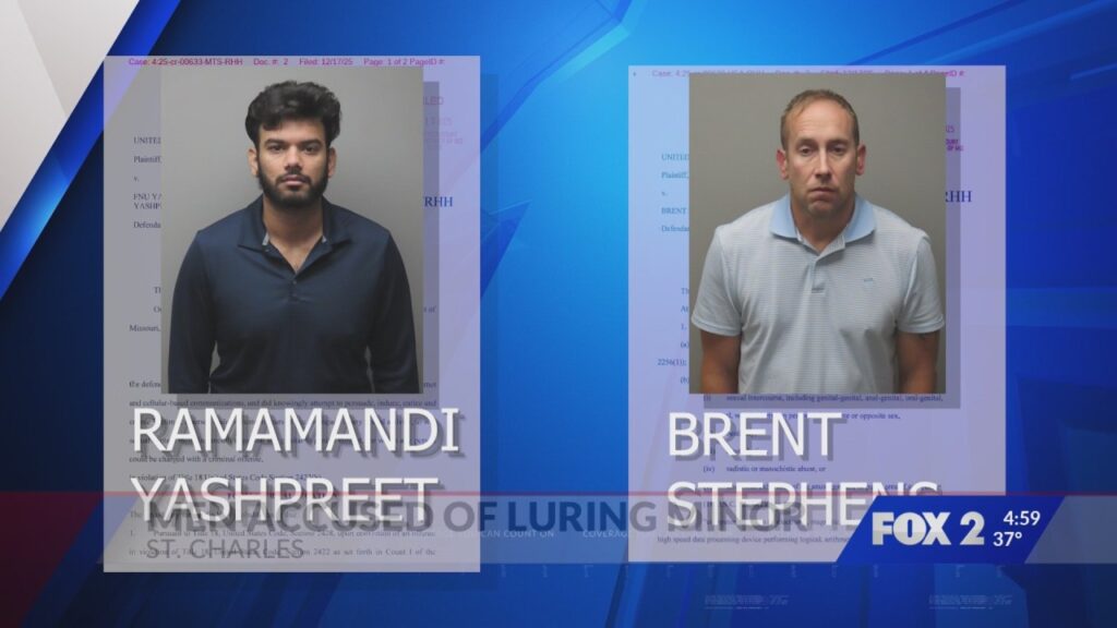 Men charged for luring minor to St. Charles business