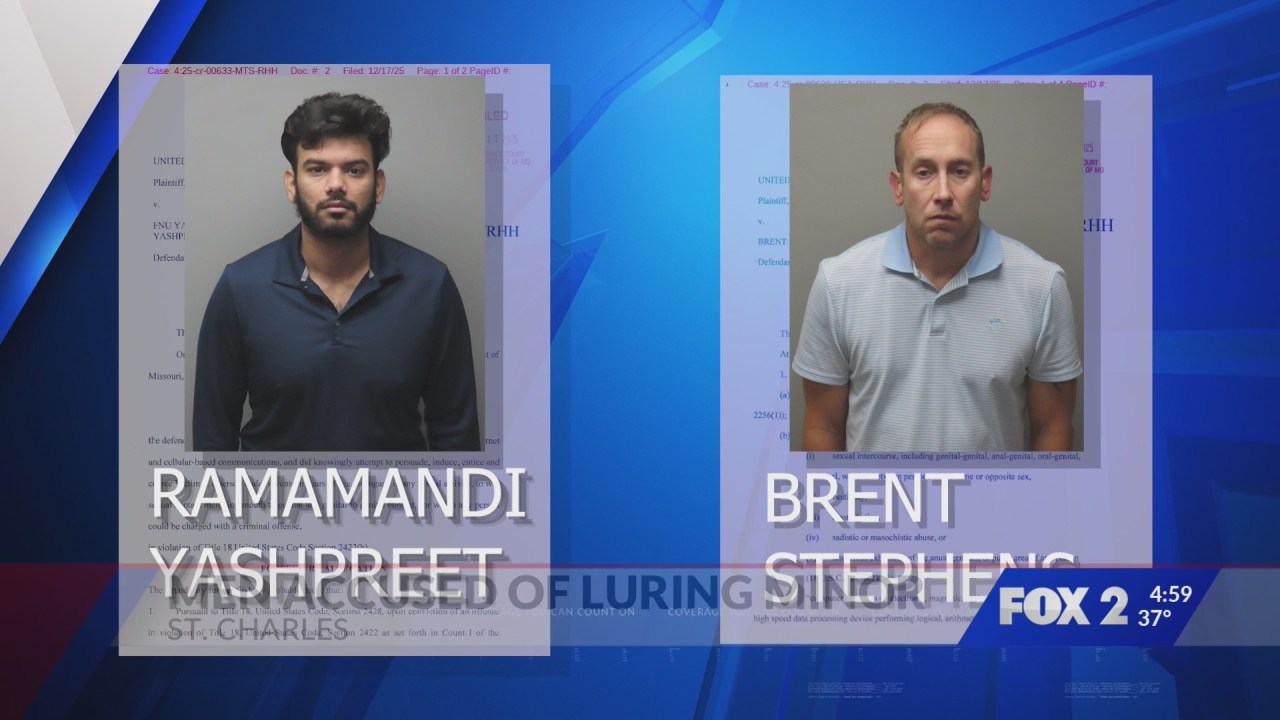 Men charged for luring minor to St. Charles business