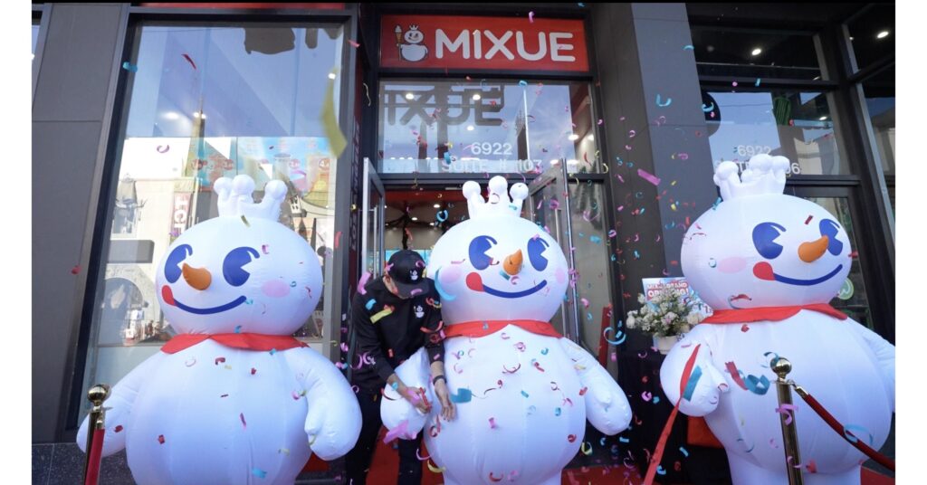 Mixue Debuts in U.S. with First Store Opening