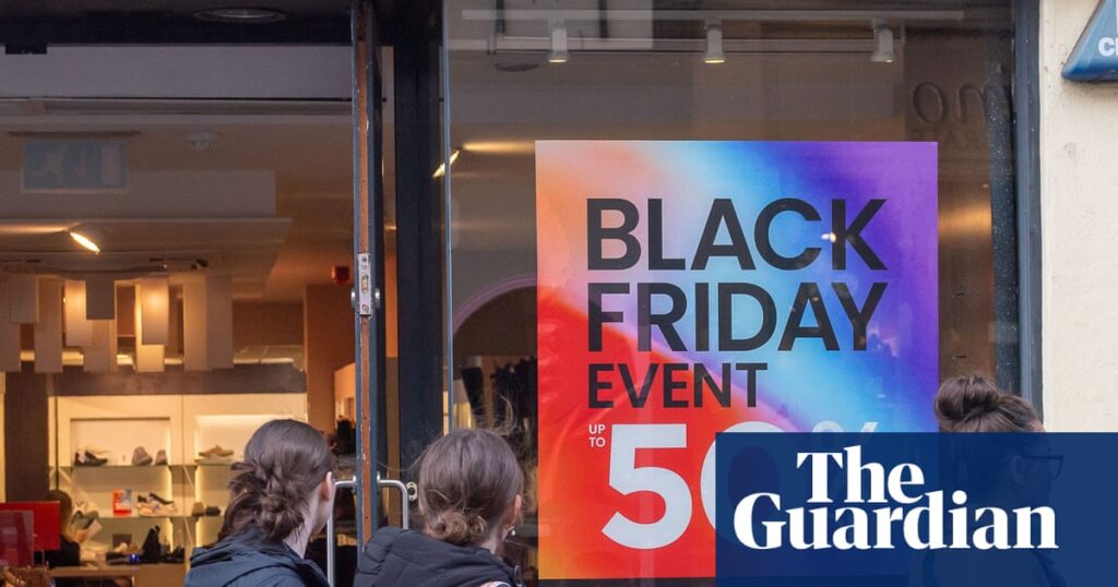 UK refrains from hitting high street on Black Friday as fears grow over economy | Economics