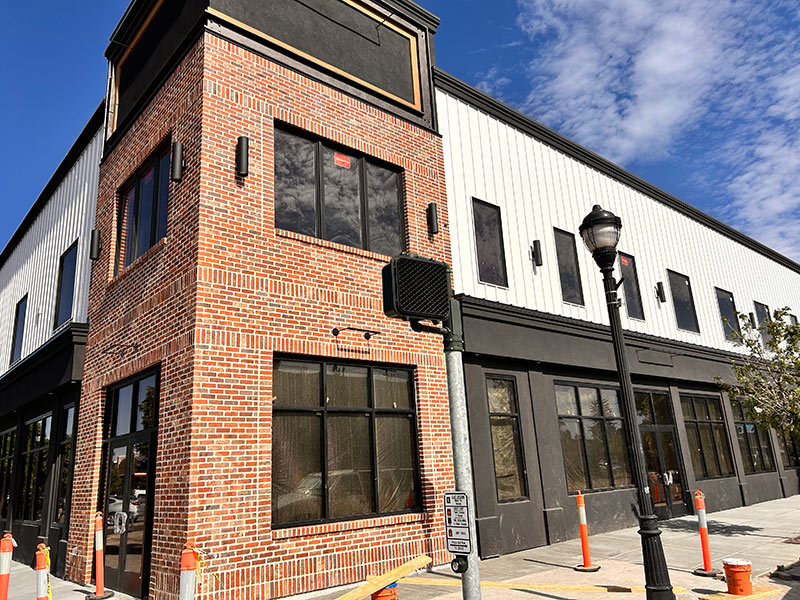 Commercial development under construction at 100 West Main Street in Rigby. | Rett Nelson, EastIdahoNews.com