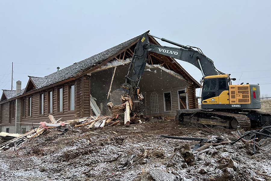 Loft 745 demolition in Rigby | Courtesy Josh Foster