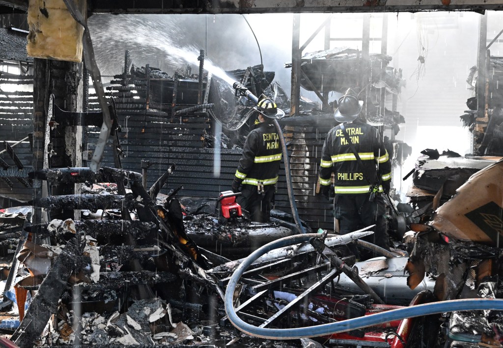 Larkspur fire damages water sports business