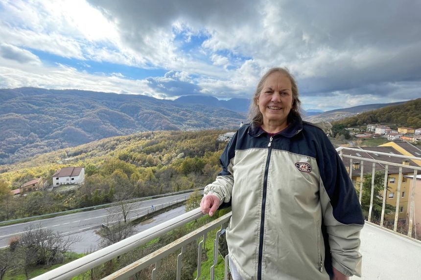 Elser says she and Kenny enjoy the clean air and quieter pace of life in Latronico.