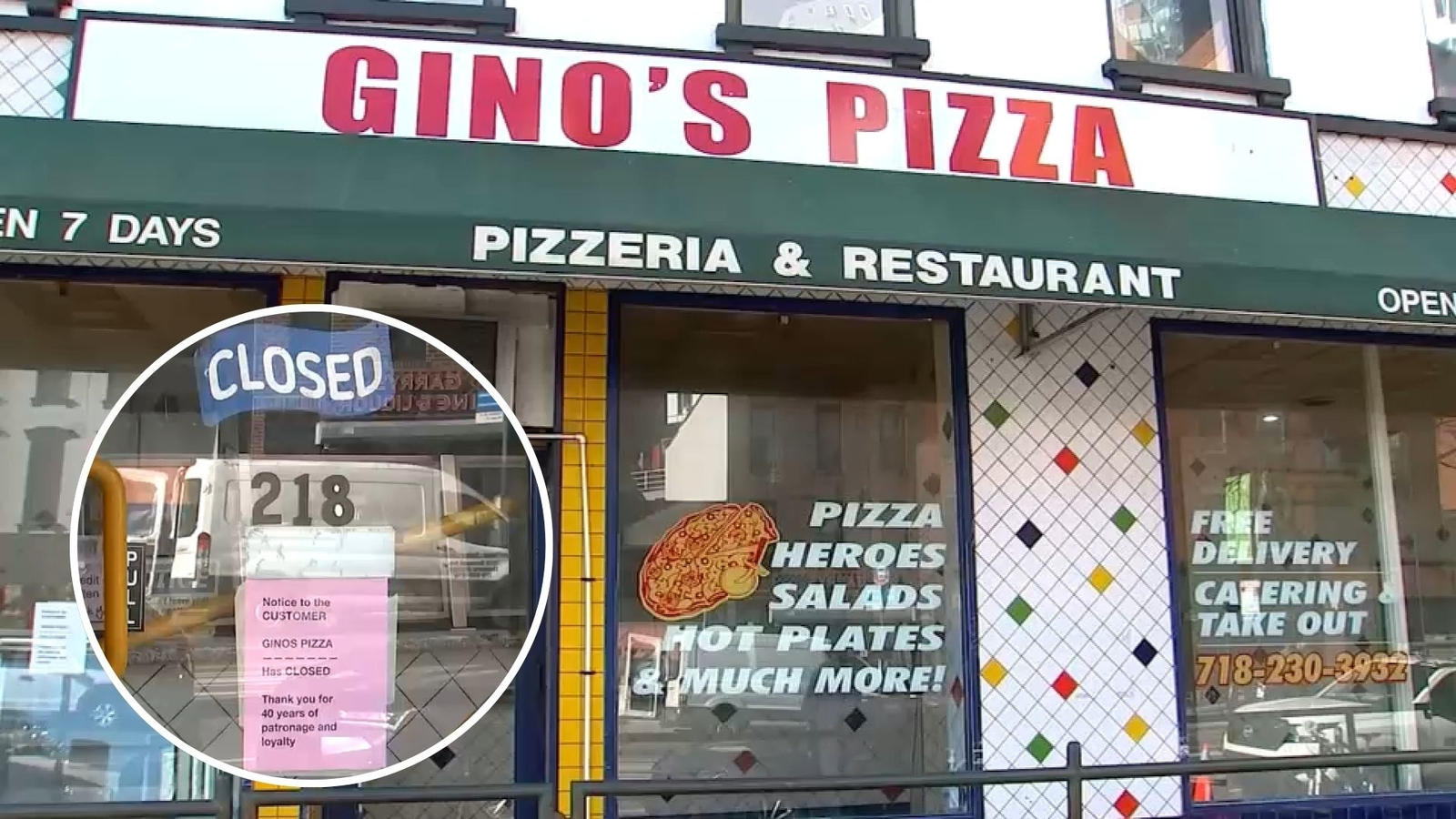 Gino's Pizza in Downtown Brooklyn closes after nearly 40 years in business