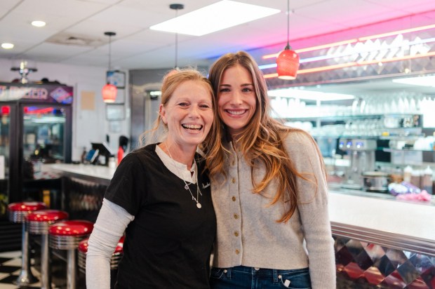 Manager Terri Robertson and Madeline Frew at the Manheim Diner in North Manheim Twp., Thursday, Jan. 15, 2026. (MATTHEW PERSCHALL/MULTIMEDIA EDITOR)