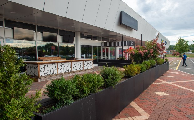 The former Place 2 Be, located next to the Naismith Memorial Basketball Hall of Fame in Springfield, has closed after rent and other fees went unpaid. (Aaron Flaum/Hartford Courant)