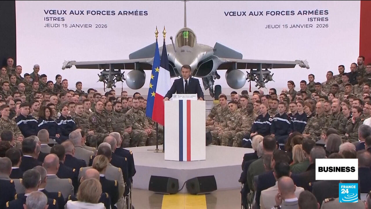 Business - Macron calls for €36 billion increase in defence budget by 2030