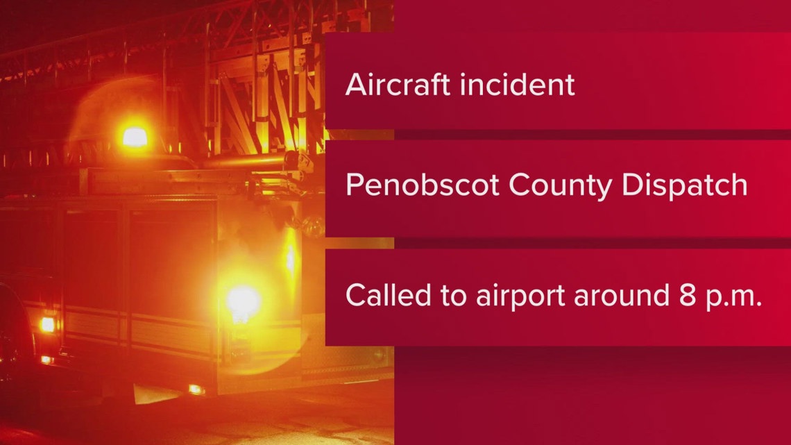 Business jet carrying 8 people crash at Bangor airport, officials say