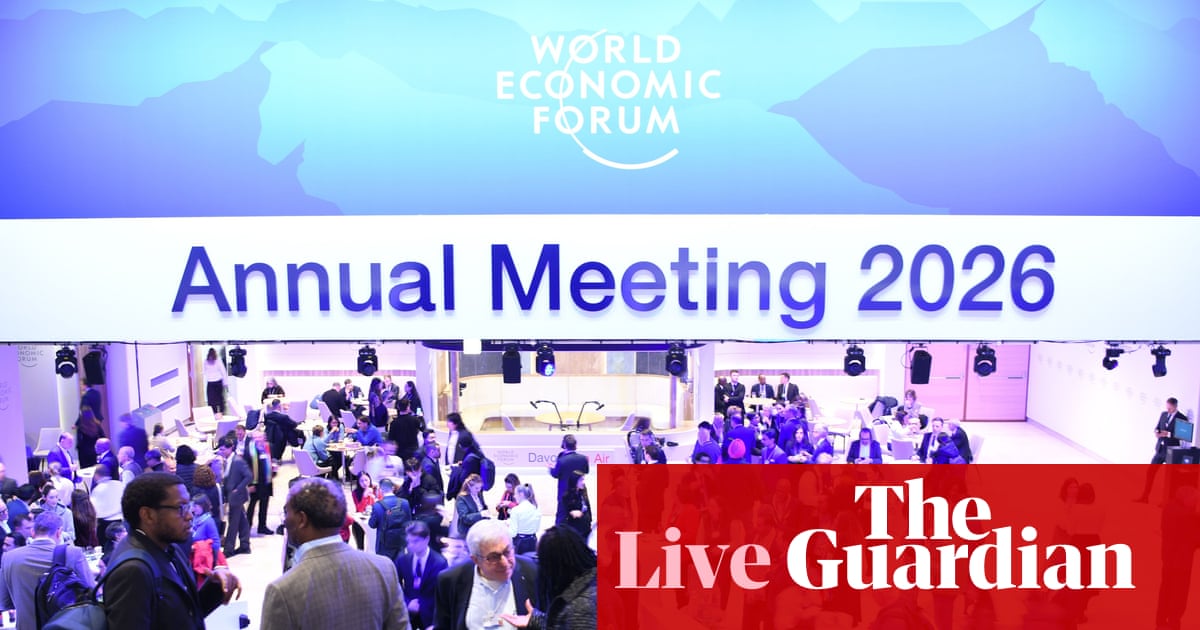 Davos: Von der Leyen, He, Macron and Carney to speak as Greenland crisis looms over WEF – business live | Business