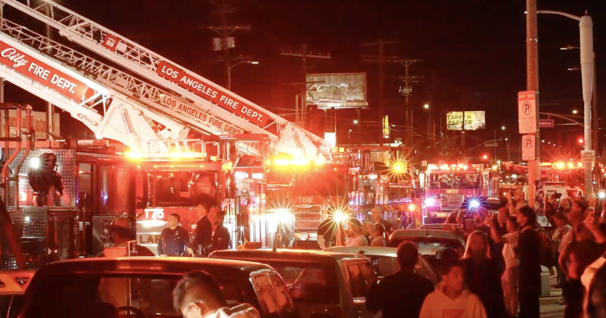 Fire destroys business in North Hills, displaces dozens of neighboring residents