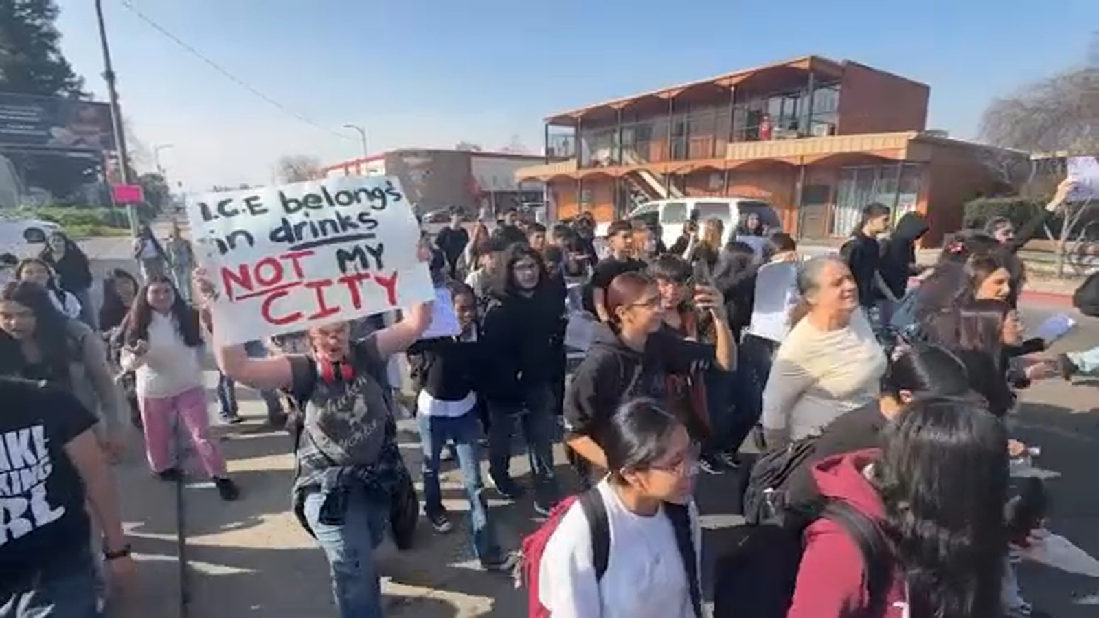 Fresno protests, student walkouts and business closures mark nationwide strike against ICE