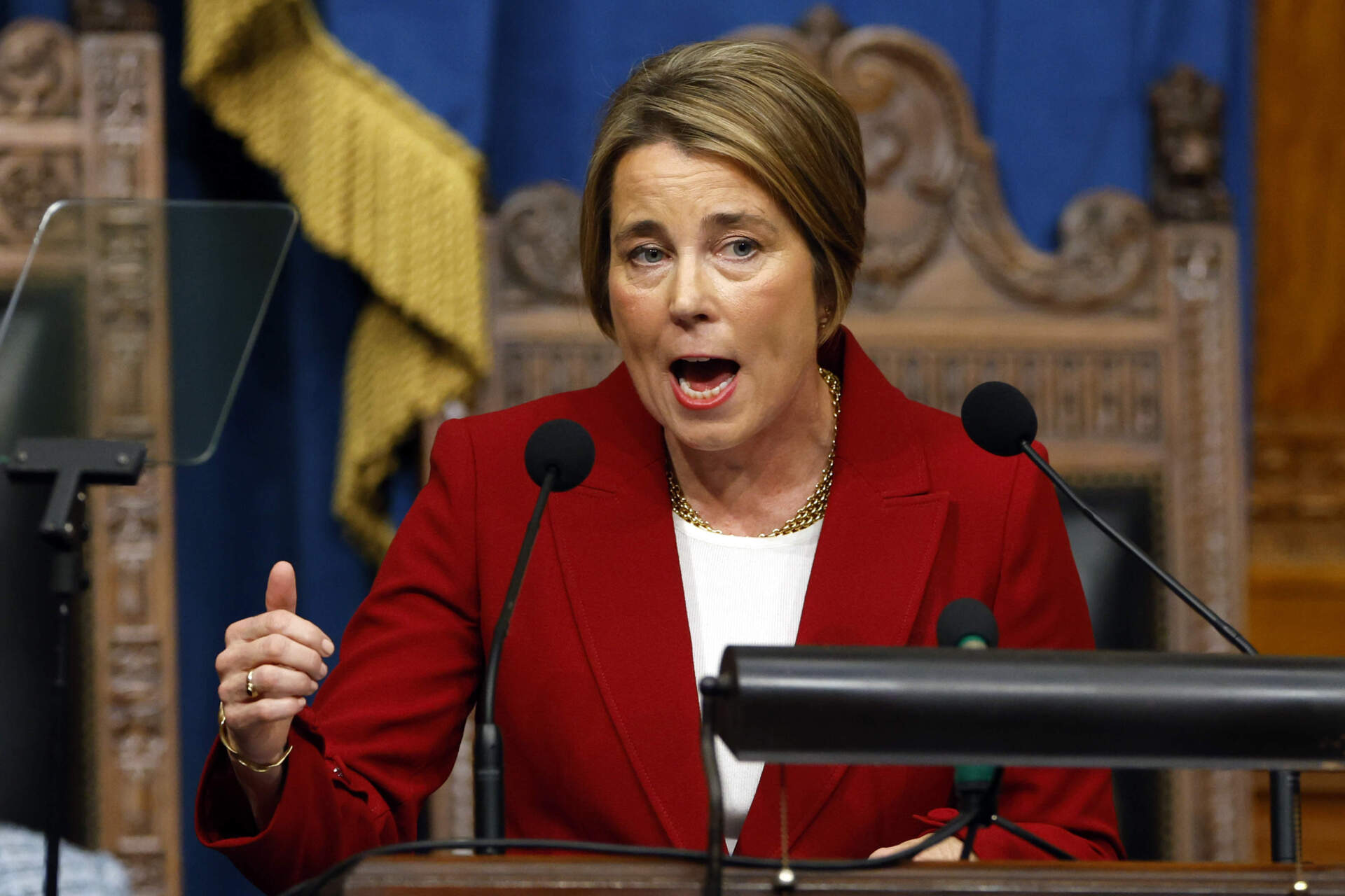 Healey tells business leaders she's focused on driving down costs in Mass.