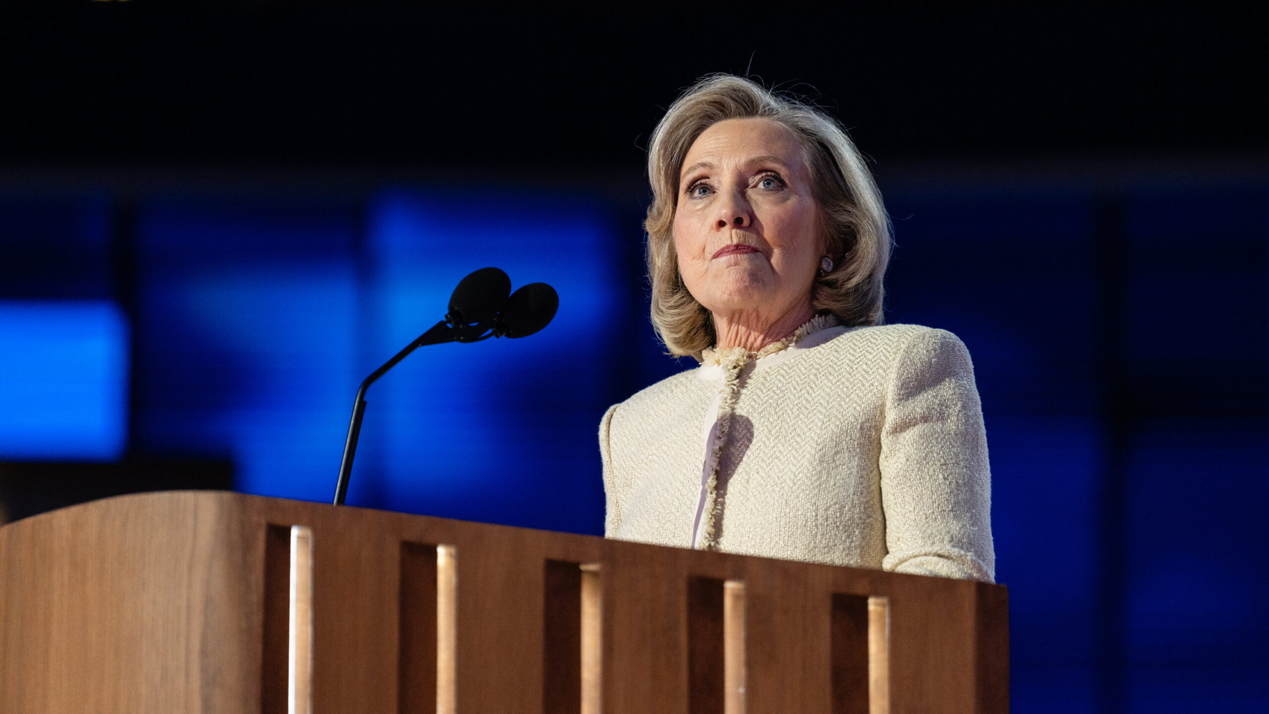 Hillary Clinton and Tucker Carlson Speak at Saudi Business Forum