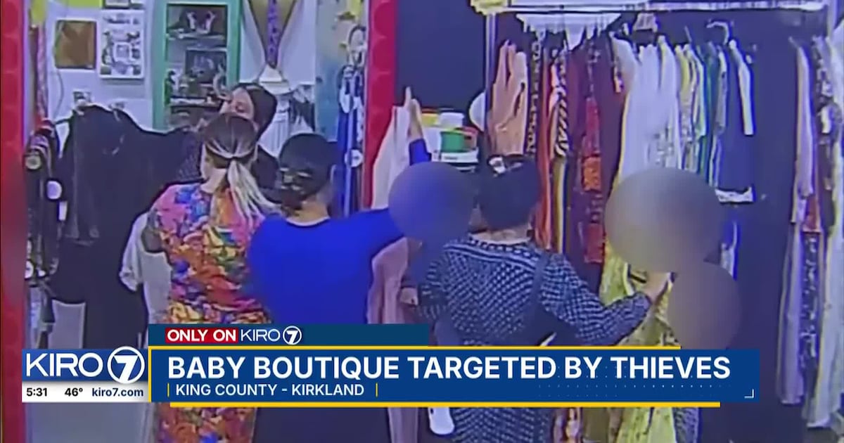 Kirkland boutique owner warns other businesses of group ‘distraction’ tactics for theft – KIRO 7 News Seattle