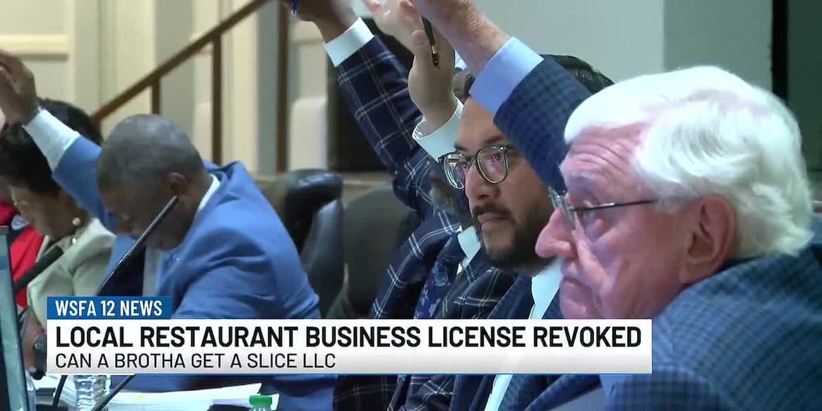 Montgomery City Council revokes pizza restaurant's business license