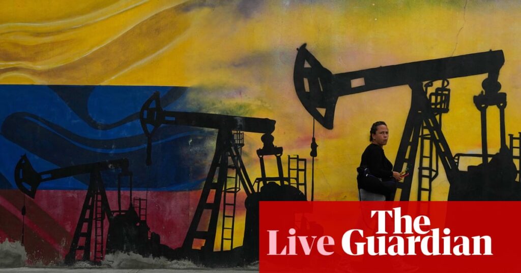 Oil price falls after Trump says Venezuela will send supply to US – business live | Business