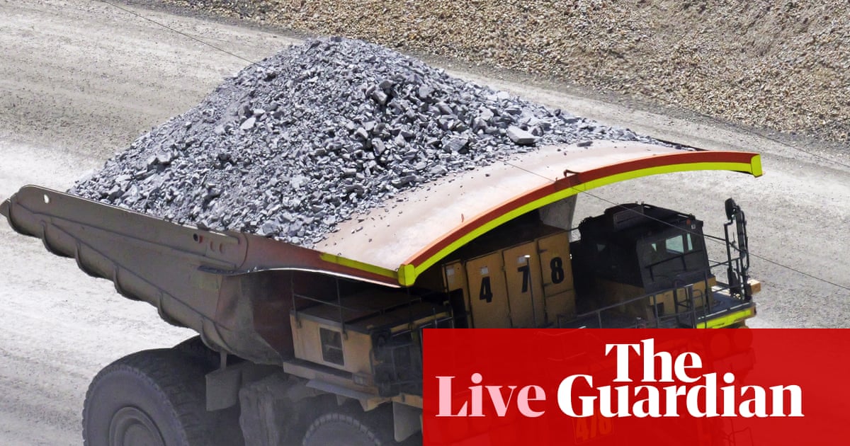 Rio Tinto and Glencore in talks to create world’s largest miner; Sainsbury’s shares fall after Christmas trading report – business live | Business