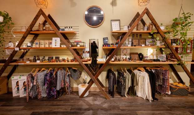 The Soft Medicine Sanctuary includes an event space for workshops and movement classes and a retail space Friday, Nov. 22, 2024 in Sebastopol. The space was founded by Jonathan Pinkston who owned and co-managed the space until Feb. 24. He was ousted from the business by other managing partners once allegations of sexual assault and physical assault surfaced online and in court documents. (John Burgess / The Press Democrat)