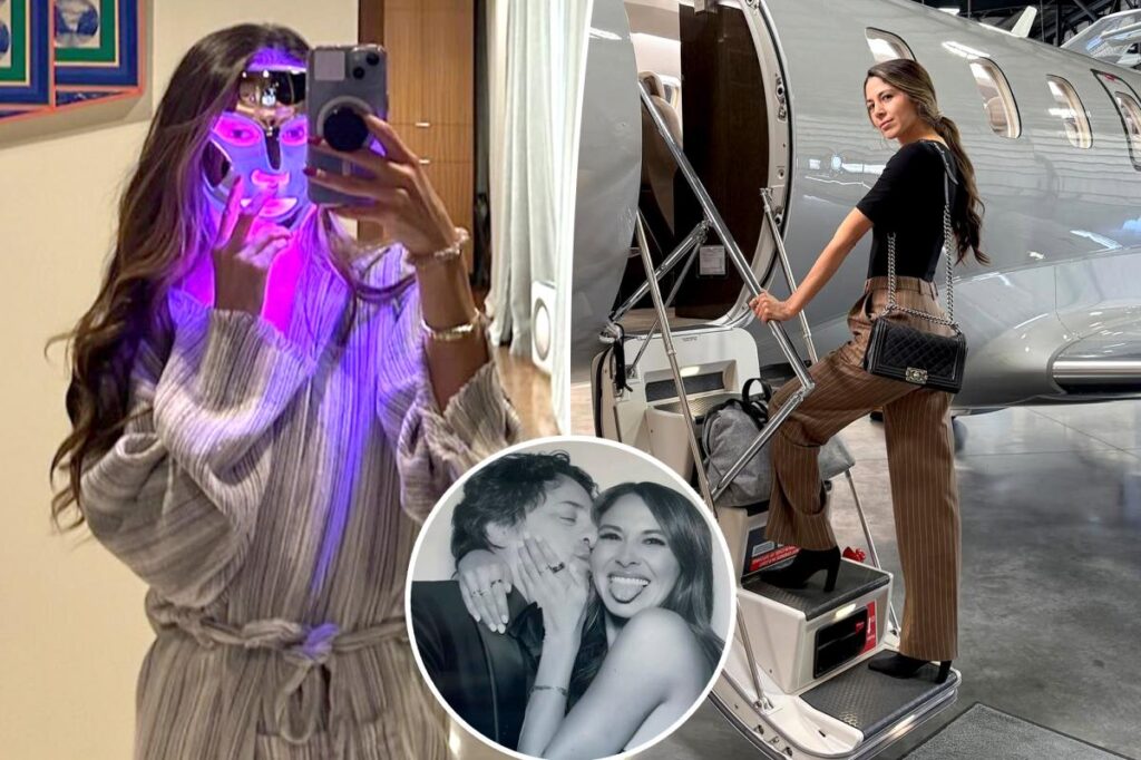 Google co-founder's influencer girlfriend promotes 'obtainable' lifestyle with yacht yoga, caviar breakfast