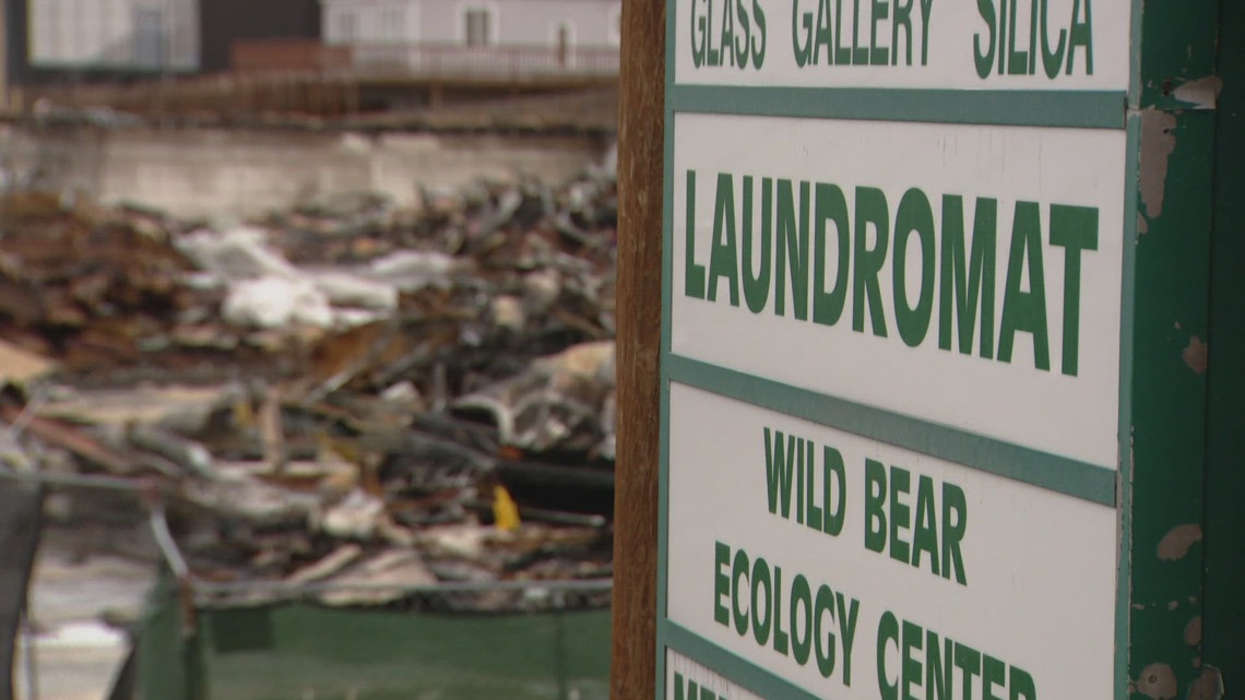 Nederland business owners say remaining items demolished without warning four months after shopping center fire
