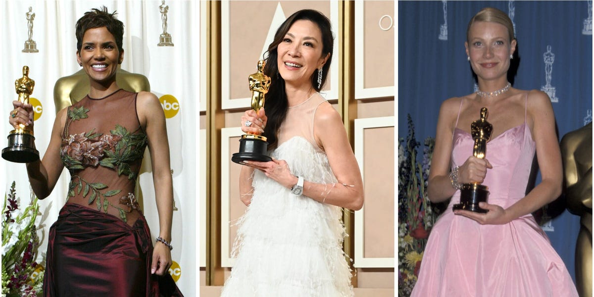 What Oscars Best Actress Winners Wore on the Red Carpet