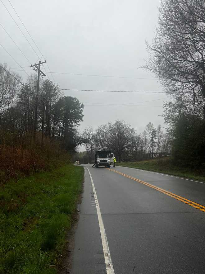 State Park Road damage