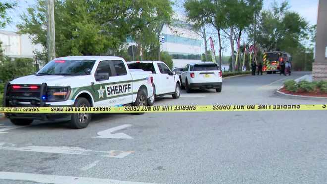 First responders and Orange County Sheriff's deputies are on scene at a business﻿ on W. Sand Lake Road