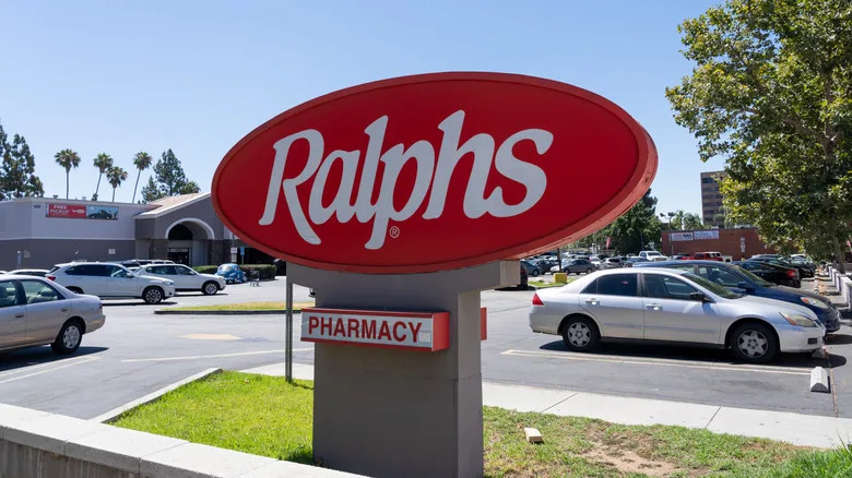 Sign identifying Ralphs with a pharmacy