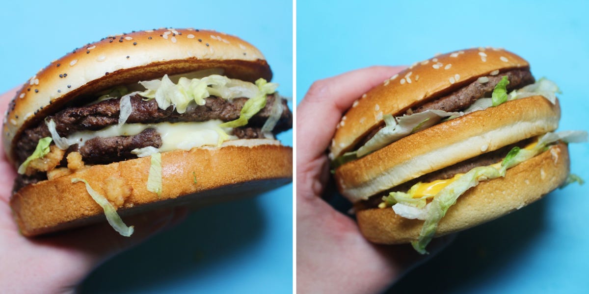 McDonald's Big Arch and Big Mac Compared: Size, Price, Taste