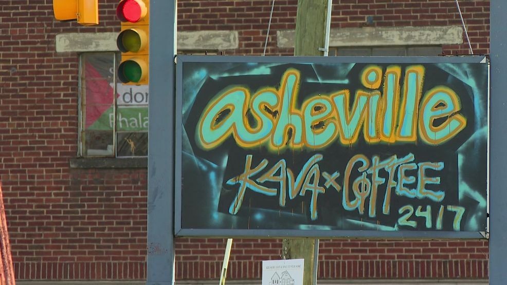Veronica Carlson, the owner of Kava X Coffee, said she received an email telling her she has until April 24 to relocate as plans move forward on the northern section of the I-26 Connector. (Photo: WLOS Staff)