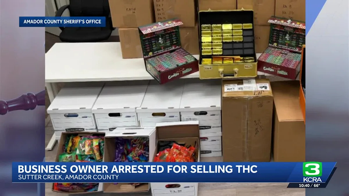Amador County business accused of selling THC to minors is shut down