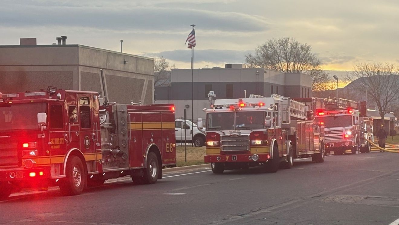 Fire ignites at uniform rental business in Salt Lake City