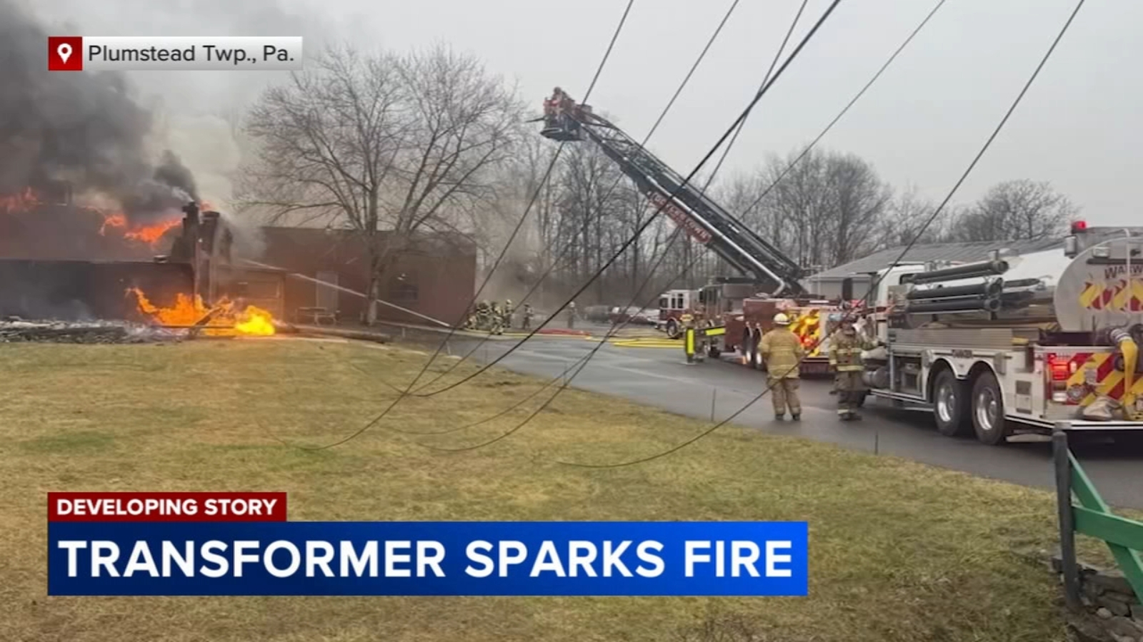 Freak accident blamed for fire that heavily damaged Bucks County business