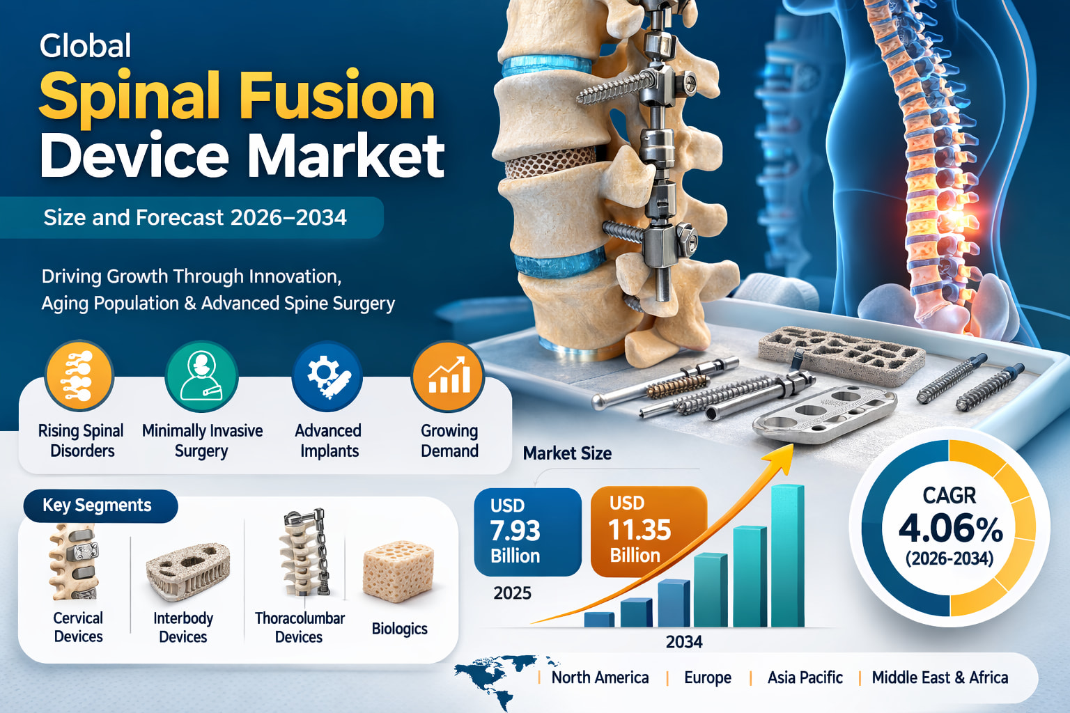 Global Spinal Fusion Device Market Size and Forecast 2026–2034