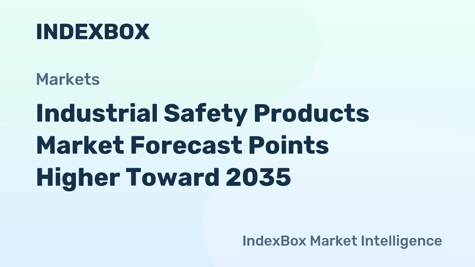 Industrial Safety Products Market Forecast Points Higher Toward 2035, Driven by Regulatory Stringency and Tech Integration