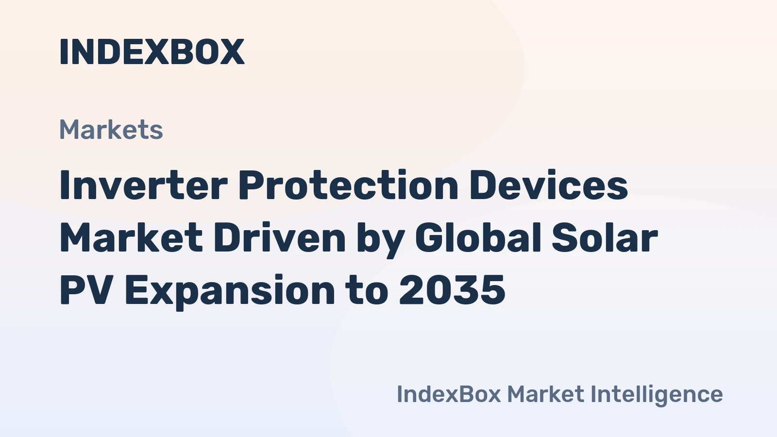 Inverter Protection Devices Market Fueled by Stringent Safety Standards for Renewable Energy to 2035 - News and Statistics