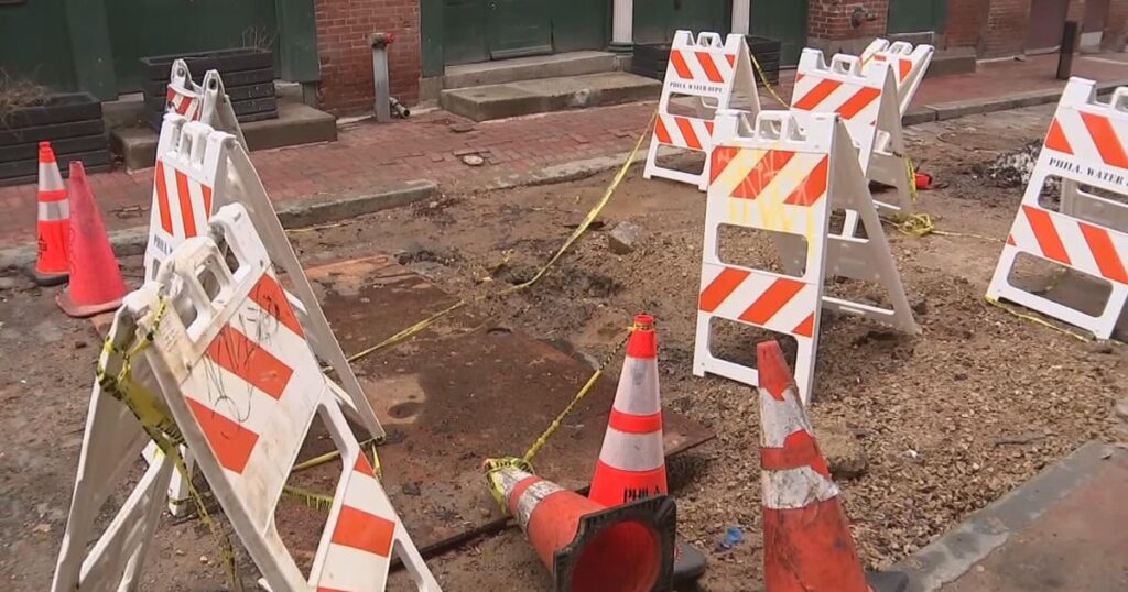 Massive sinkhole in Philadelphia's Old City neighborhood disrupts life for neighbors, businesses