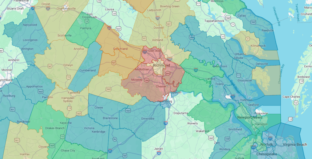 Over 13,500 Central Virginia homes, businesses without power after storms