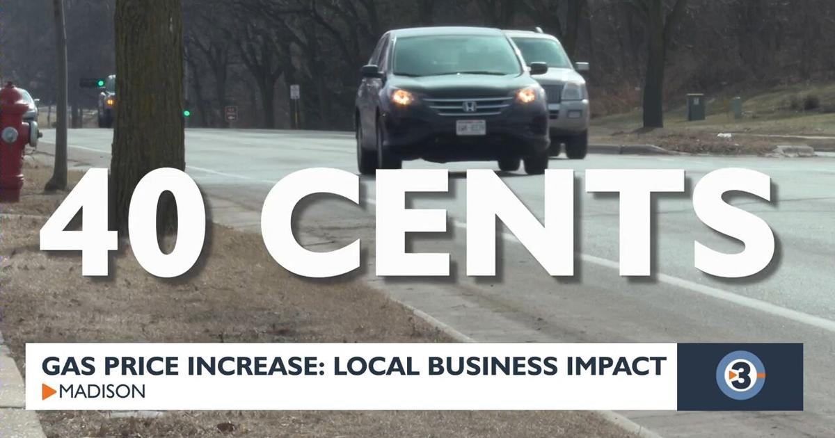Rising gas prices impact Madison business as the war in the middle east continues | Video