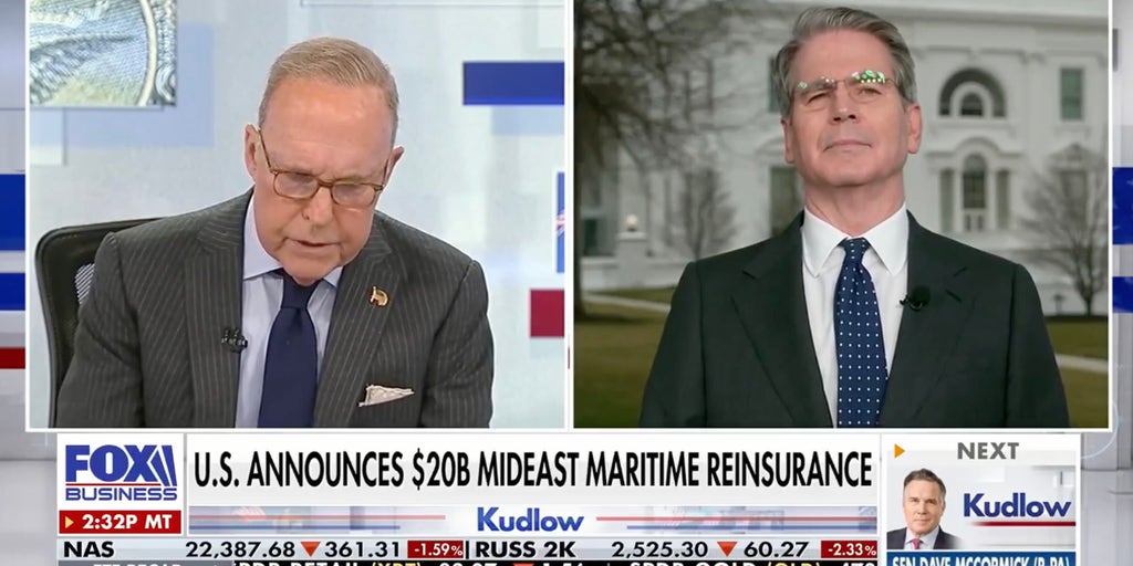 Scott Bessent shares details on Trump's maritime reinsurance plan