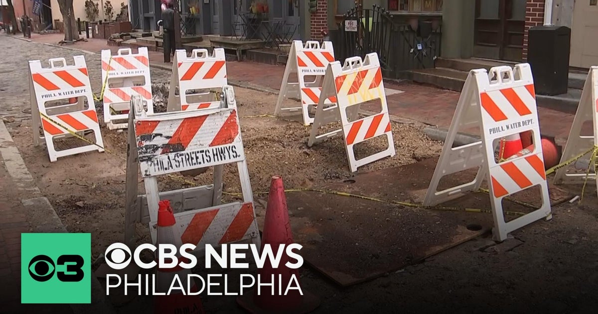 Sinkhole in Old City causing frustrating for neighbors and businesses