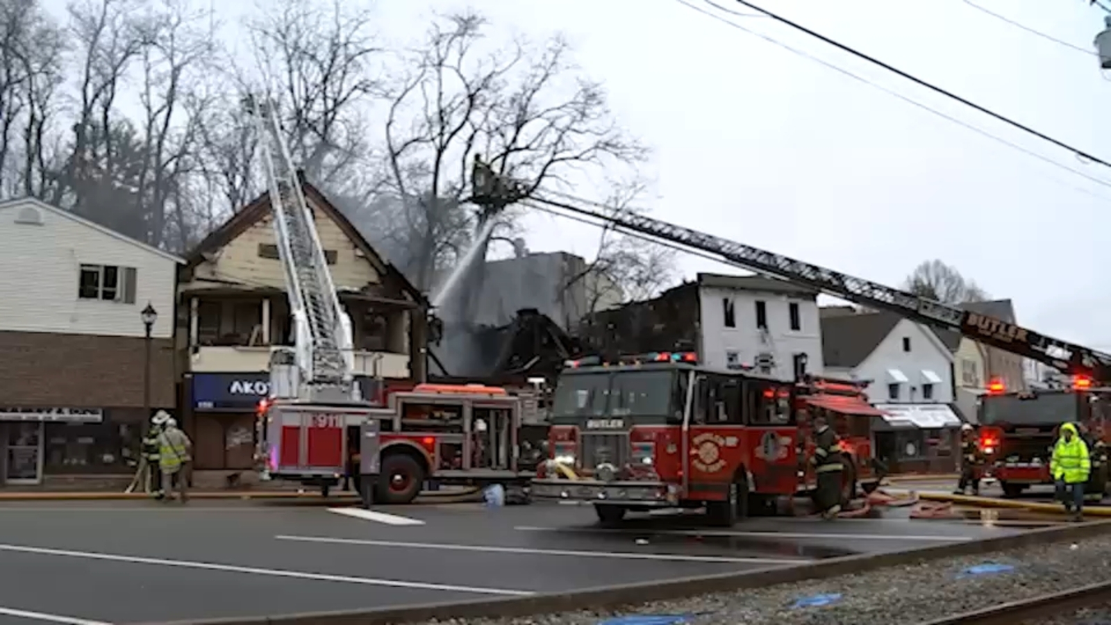 Butler fire destroys business district along Main Street in NJ