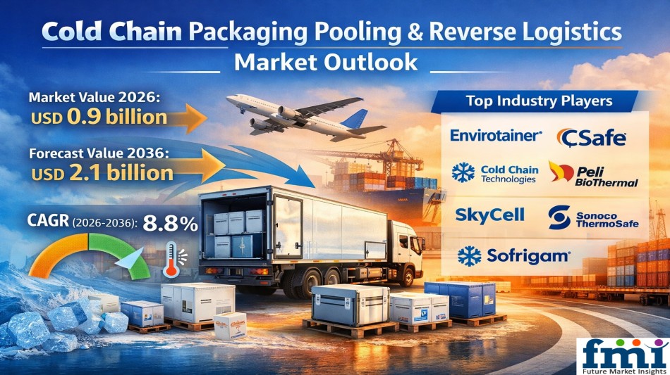 FinancialContent - Global Cold Chain Packaging Pooling and Reverse Logistics Services Market to Hit USD 2.1 Billion by 2036