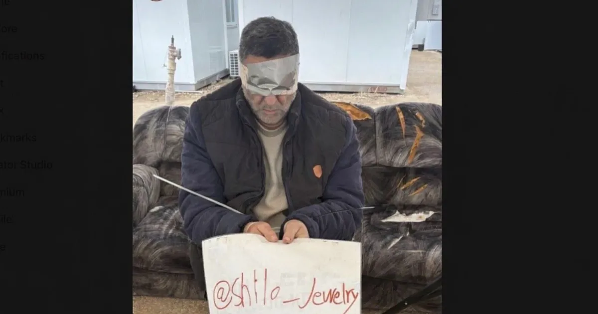 IDF suspends reservist who promoted his business using a blindfolded Palestinian