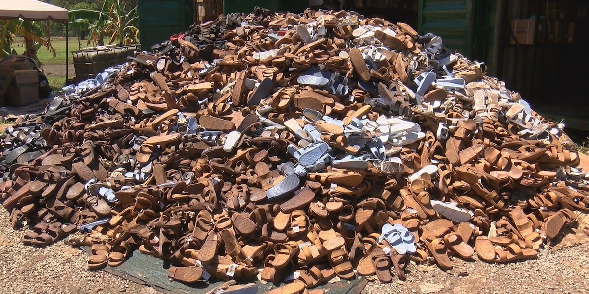 Laie business seeks community help after flood damages thousands of pairs of slippers